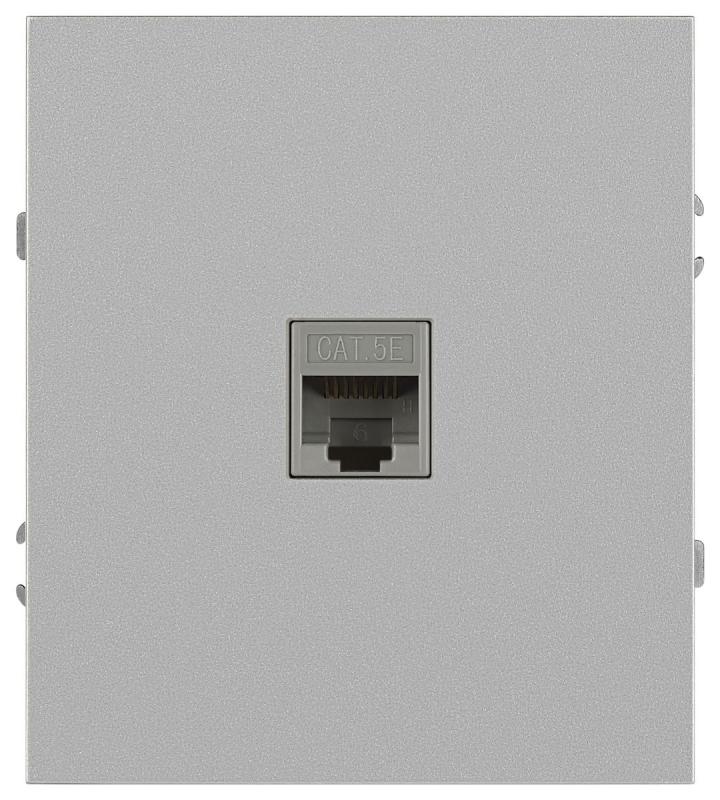 Розетка Эра Arktik 16-3107-03 информационная RJ45 алюминий Б0070476