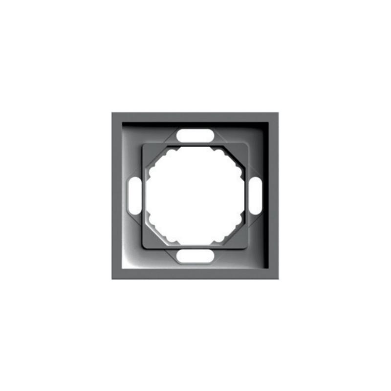 Рамка 1-местная Stekker Эмили PFR00-5001-09 антрацит soft touch 49936