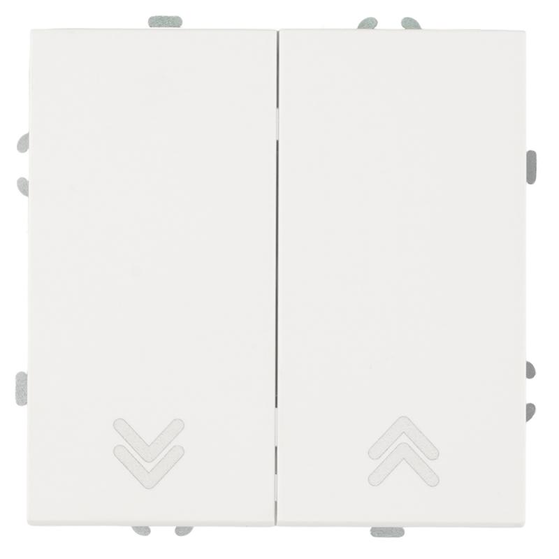 Выключатель двухклавишный Stekker Эмили RSW10-5116-01 белый фарфор soft touch 50822