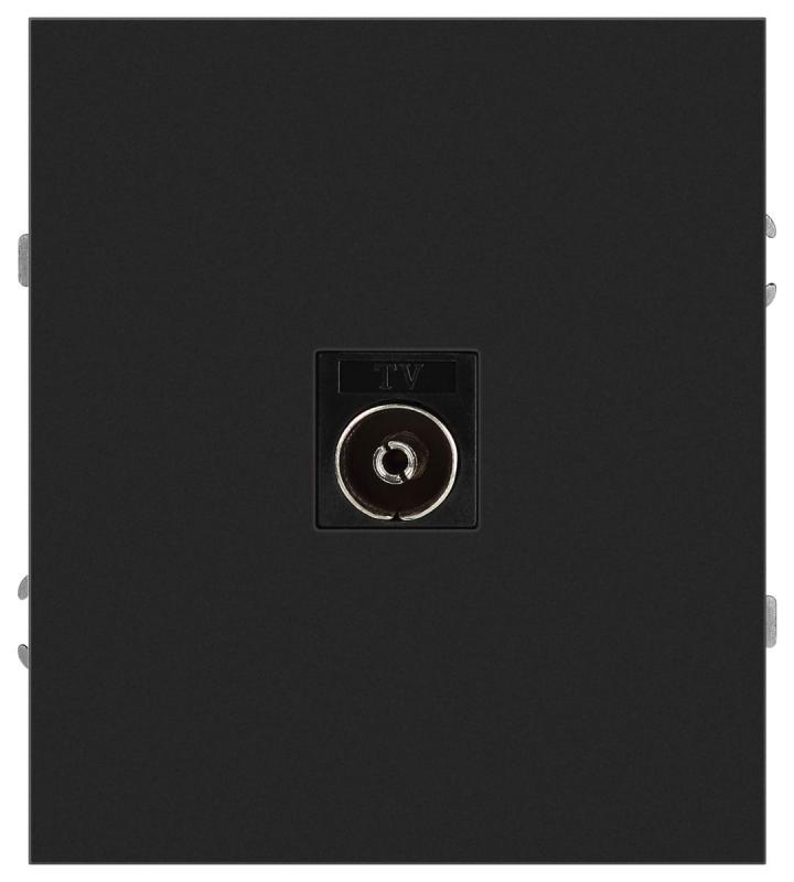 Розетка Эра Arktik 16-3101-05 TV одиночная антрацит Б0070468