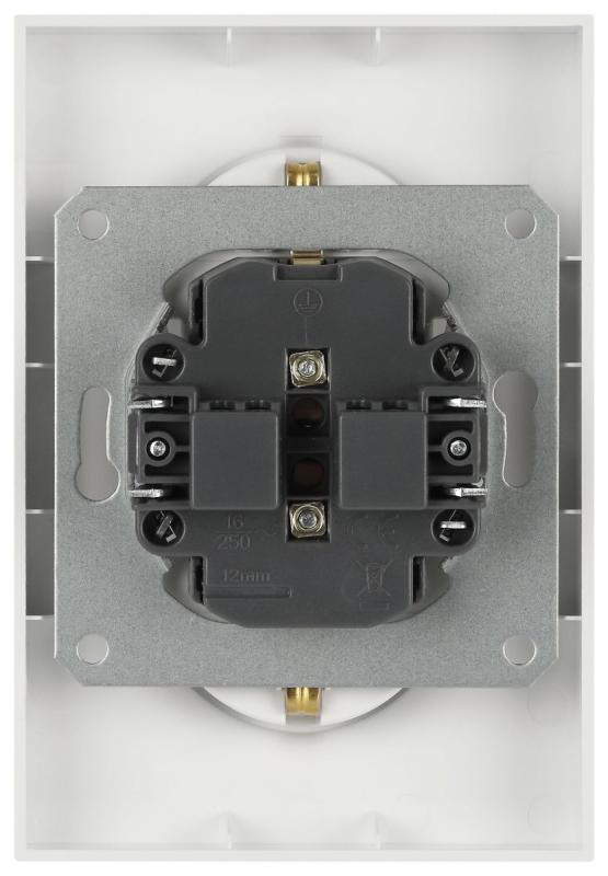 Розетка Эра Arktik 16-2104-04 двойная с заземлением 2X2P+E Schuko 16А-250В шампань Б0070447