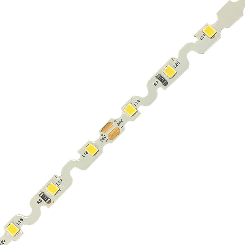 Светодиодная лента Apeyron 24В 8Вт/м smd2835 60д/м IP20 700Лм/м 5м 3000К 00-349