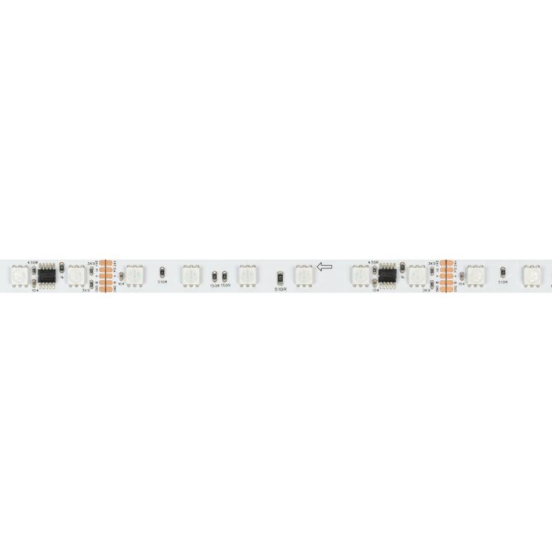 Светодиодная лента Arlight DMX-B60-10mm 24V RGB-PX6 (14 W/m, IP20, 5m)  039183(1)