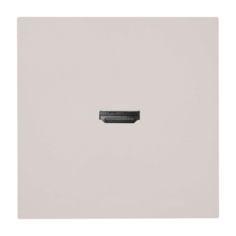 Розетка HDMI 2.0 Type A Stekker Мия RST00-3118-08 пудровый жемчуг 50829