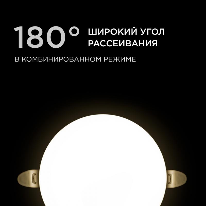 Встраиваемая светодиодная панель безрамочная Apeyron FLP 06-104