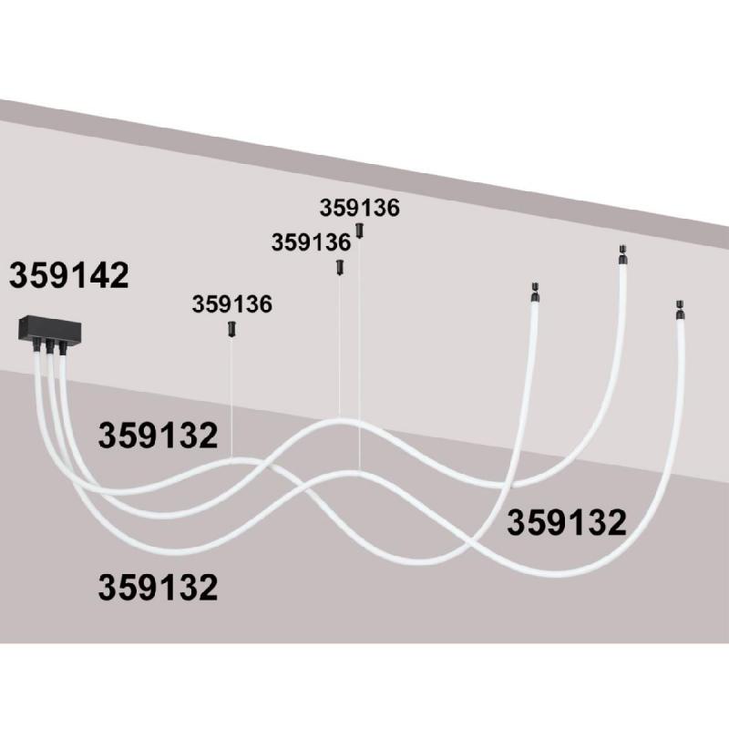 Светодиодный гибкий неон Novotech Ramo 170-265В 38Вт 3000K 3м IP20 359132
