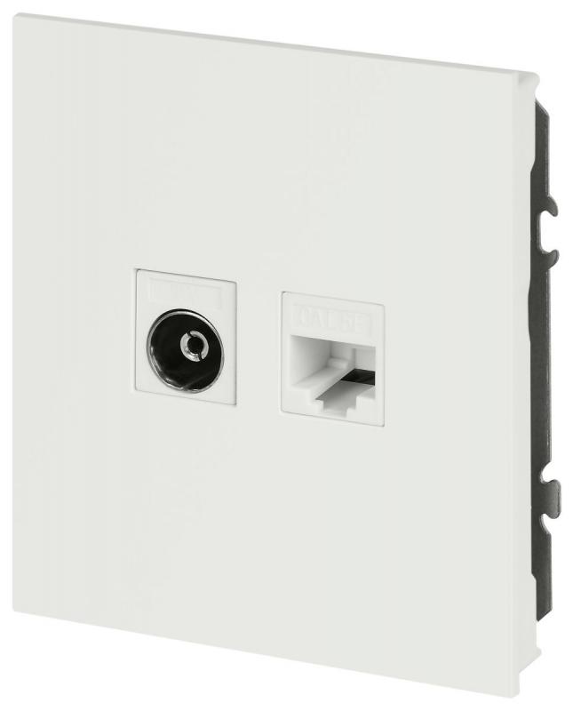 Розетка Эра Arktik 16-3110-08 комбинированная RJ45+TV белый матовый Б0070501