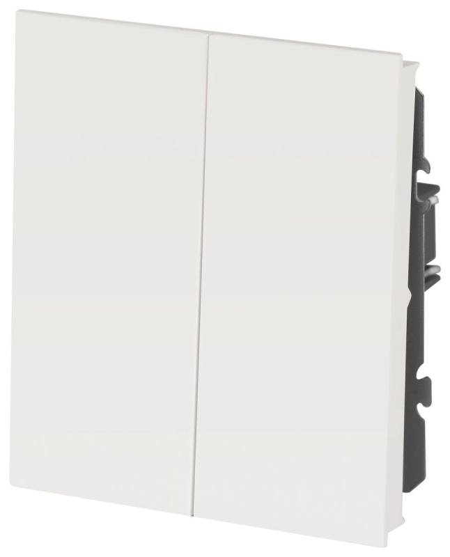 Переключатель Эра Arktik 16-1106-08 двойной 10АХ-250В белый матовый Б0070371