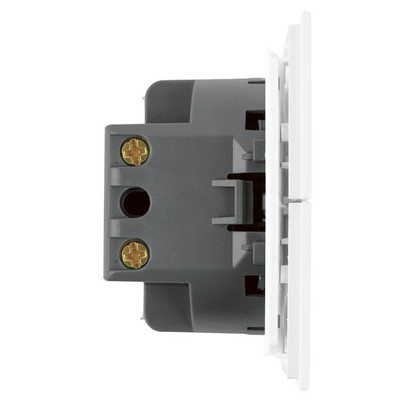 Выключатель 2-клавишный (механизм) Stekker Мия 250В 10А RSW10-3104-01 белая магнолия 50429